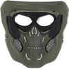 PJ Tactical Protective Helmet and Skull Mask Set, with Adjustable Full-Face Protective Mask Suitable for Such As Paintball Shooting, CS Games, Costume Parties Fast Helmet view 4