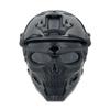 PJ Tactical Protective Helmet and Skull Mask Set, with Adjustable Full-Face Protective Mask Suitable for Such As Paintball Shooting, CS Games, Costume Parties Fast Helmet view 1
