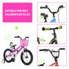 ANZOME Kids Bike Basket, Bicycle Basket for Boy and Girl, Waterproof Metal Wire Children's Bicycle Basket, Suitable for Most Children's Bicycles and Kids Tricycles (Pink) view 4