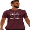 Go All Out 4X-Large Maroon Adult Deer Hunting Fast Food Funny Hunter T-Shirt view 1