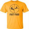 Go All Out 3X-Large Gold Adult Deer Hunting Fast Food Funny Hunter T-Shirt view 2