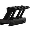 CAJOAUIS 1" inch Picatinny Riser Mount 45 Degree Angled Forward Extending High Profile for Micro Reflex Sight Red Dot Scope 4slots view 1