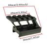CAJOAUIS 1" inch Picatinny Riser Mount 45 Degree Angled Forward Extending High Profile for Micro Reflex Sight Red Dot Scope 4slots view 2