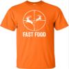 Go All Out 3X-Large Orange Adult Deer Hunting Fast Food Funny Hunter T-Shirt view 2