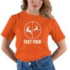 Go All Out 3X-Large Orange Adult Deer Hunting Fast Food Funny Hunter T-Shirt view 3