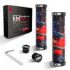 CNC Silicone Bike Grips, Silicone MTB Grips, Silica Gel Handlebar Grips for Mountain Bike/BMX/Bicycle. view 1