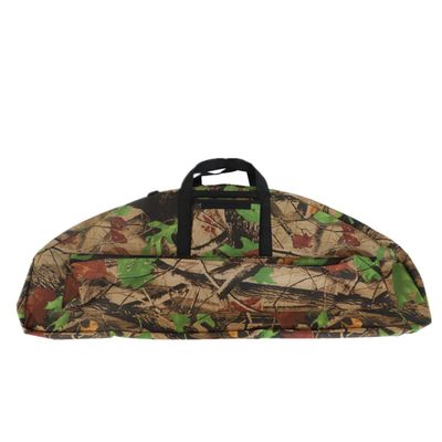UNISTRENGH Canvas Compound Bow Soft Cases Compound Bow Carry Tote Shoulder Bag with Arrow Pocket (Camouflage #2, 45.3''L x 17.7''W)