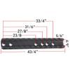 CAJOAUIS Marlin Lever Action Picatinny Tactical 11 Slots Weaver Rail Mount for Scopes and Optics view 3
