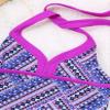 Loloda Little Girls' Summer Tankini Swimsuit 3 Piece Rash Guard Set Swimwear Quick Dry Bathing Suit 2#Purple 6 Years view 3