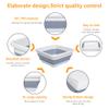 2.4 Gal(9L) Collapsible Dish Pans for Washing Dishes, Space Saving Multiuse Foldable Sink Tub, Kitchen Storage Tray for Outdoor Camping, Vegetable Washing, RV (Gray) view 3