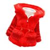 Baby Girls Winter Autumn Warm Hooded Jacket Coat (Red, 2 Years) view 1