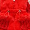 Baby Girls Winter Autumn Warm Hooded Jacket Coat (Red, 2 Years) view 3