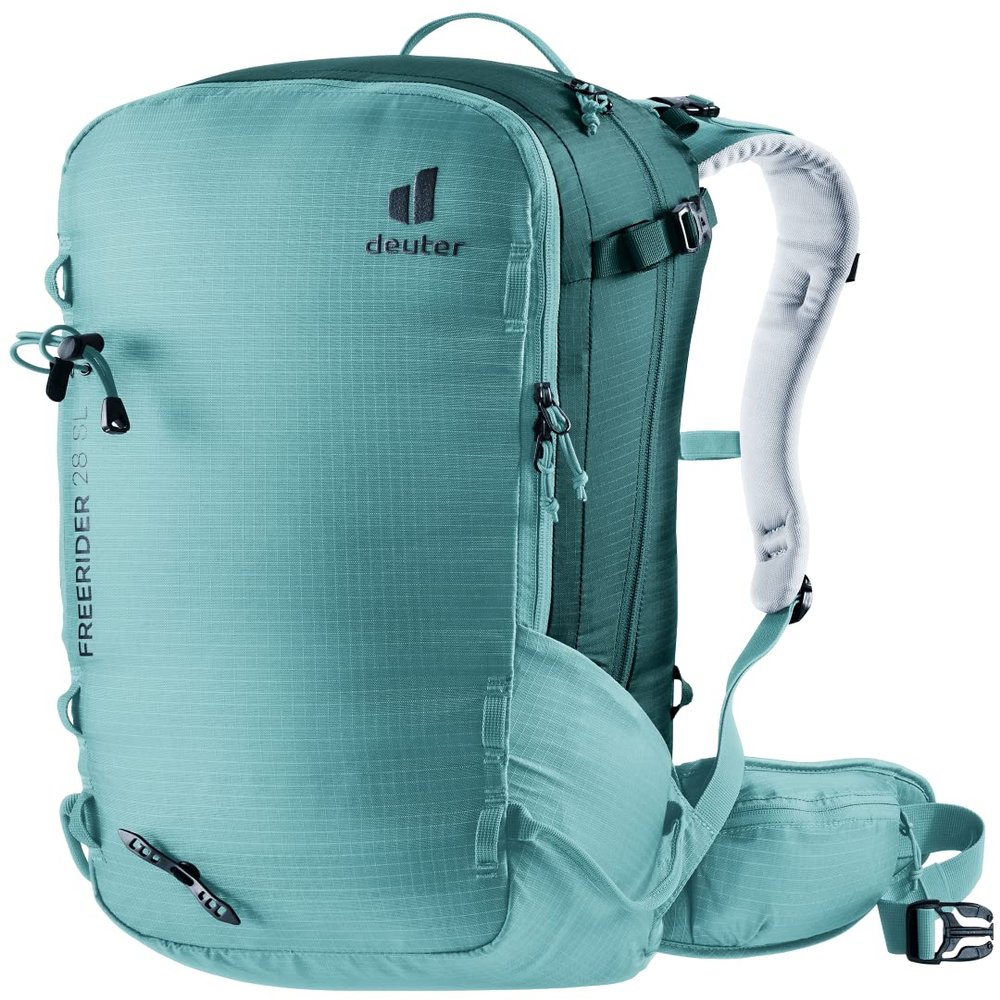 Deuter Freerider 28 SL Womens Ski Tour and Moutaineering Backpack - Dustblue-Deepsea