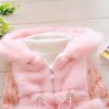 Baby Girls Winter Autumn Warm Hooded Jacket Coat (Pink, 4 Years) view 2
