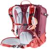 Deuter Freerider 28 SL Womens Ski Tour and Mountaineering Backpack - Currant-Maron view 4