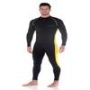 EcoStinger Men Full Body Swimsuit Sun Guard Stinger Suit Dive Skin UPF50+ Black Yellow (XS) view 1