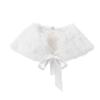 IPENNY Flower Girls Faux Fur Wrap Shawl Flower Kids Princess Cape Wedding Bridesmaid Bolero Shrug Christmas Party Costume Dress Up view 1