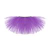 Adult Vintage Tutu Skirt for Women Teens Classic Elastic 5 Layered Tulle Party Marathon Dance Costume Skirts Purple view 1