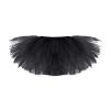 Adult Vintage Tutu Skirt for Women Teens Classic Elastic 5 Layered Tulle Party Marathon Dance Costume Skirts Black view 1