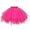 NaRHbrg Ballet Tutu Dress Up Skirt for Women's Party Costume Hot Pink view 1