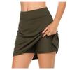 NaRHbrg Performance Sports Skorts for Women's Lightweight Golf Skirts Inner Shorts Tennis Running Workout Skorts Army Green view 1
