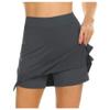NaRHbrg Performance Sports Skorts for Women's Lightweight Golf Skirts Inner Shorts Tennis Running Workout Skorts Gray view 1