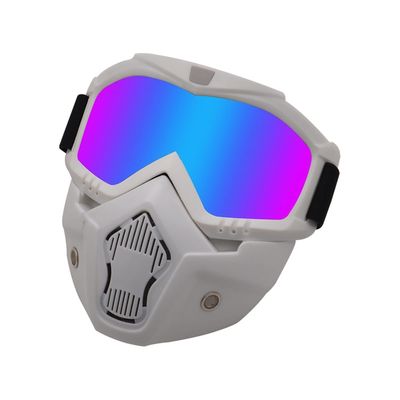 QINQIN Fit for Men Women Snow Skiing Glasses Winter Sport Windproof SKI Motocross Goggles Protection Motorcycle Snowmobile Glasses Eyewear (Color : 01)