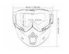 QINQIN Fit for Men Women Snow Skiing Glasses Winter Sport Windproof SKI Motocross Goggles Protection Motorcycle Snowmobile Glasses Eyewear (Color : 01) view 2