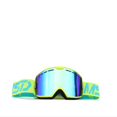 QINQIN Fit for Ski Goggles Double Layer Polarized Lens Skiing Anti-Fog UV400 Snow Goggles Lightweight Men and Women Ski Glasses (Color : Green ski Glasses)