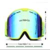 QINQIN Fit for Ski Goggles Double Layer Polarized Lens Skiing Anti-Fog UV400 Snow Goggles Lightweight Men and Women Ski Glasses (Color : Green ski Glasses) view 2