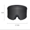 QINQIN Winter ski Mirror Goggles Men and Women Card Other Mirrors Adult ski Equipment Set Full Set of Double Anti-Fog ski Glasses Outdoor Entertainment (Color : Silver) view 2