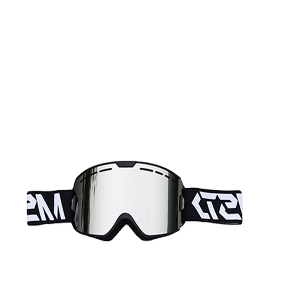 QINQIN Fit for Ski Goggles Double Layer Polarized Lens Skiing Anti-Fog UV400 Snow Goggles Lightweight Men and Women Ski Glasses (Color : Silver ski Glasses)