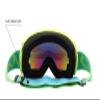 QINQIN Fit for Ski Goggles Double Layer Polarized Lens Skiing Anti-Fog UV400 Snow Goggles Lightweight Men and Women Ski Glasses (Color : Red ski Glasses) view 3