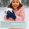 Brook + Bay Kids Gloves - Toddler Gloves - Winter Glove Kids - Kid Mittens - 3 Pack Boy Girl Knit Mittens for Snow view 3