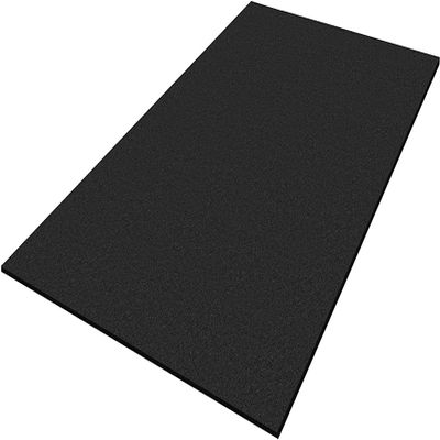 IncStores Thick Premium Rubber Floor Mat | Large Workout Mat for a Stronger and Safer Workshop, Home Gym, Commercial Weight Room, or Horse Stall (Black, 3/4" Thick - 1 Mat)