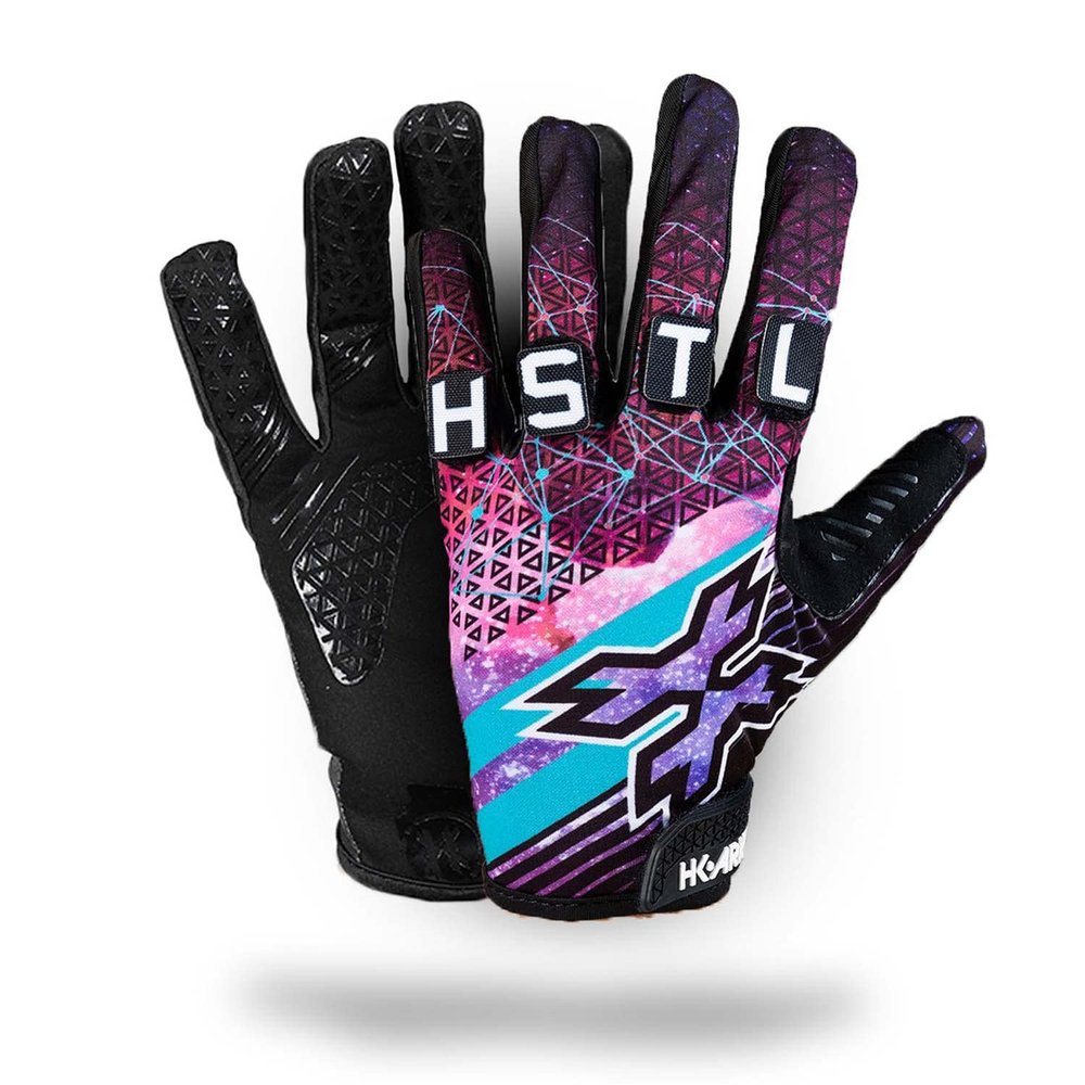 HK Army Paintball Freeline Knucklez Gloves (Medium, Galaxy)