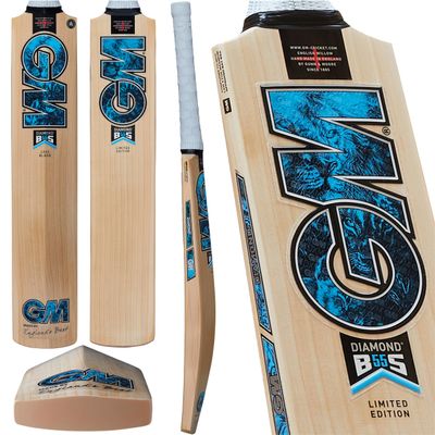 Gunn & Moore GM Cricket Bat | Ben Stokes Diamond 606 | Superior Grade 3 English Willow | DXM, ToeTek and Now! | Size 6 Suitable for Players 157-163cm / 5' 2" - 5' 4"