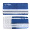 OHMY FIT Smart Fitness Towel With Zippered Pocket - Gym Accessory for Men & Women - Multifunctional Quick Dry Sweat Towel for Workout, Yoga, Tennis, Sports & More (Blue, Pack of 1) view 1
