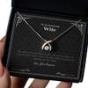 Sunmead Best Wife Silver Necklace, Gold Plated Gifts for Amazing Wife, Anniversary Wife Present, Anniversary from Husband - Wishbone Dancing Necklace view 1