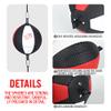 OHMYFIT Flex Double End Punching Bag: Easy Adjustable Tension and Height of Cords with Special Flex System for Men & Women! Boxing Speed Bag, Home Gym Exercise Equipment Set & Accessories - Round view 3