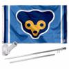 Chicago Baseball Vintage 70s Flag Pole and Bracket Set view 1
