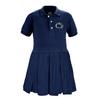 Little King NCAA Short Sleeve Infant and Toddler Girls Polo Dress-Penn State-Navy-2T view 2