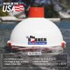 The Big Bobber Floating Cooler, Outdoors Floating Ice Chest, Portable Beverage Cooler, Keeps Drinks Cold, Red view 4