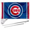 Chicago Baseball Circle Logo Flag Pole and Bracket Set view 1