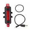 Bike Light Rear Tail Light LED USB Rechargeable Mountain Bike Cycling (Red) view 1