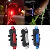 Bike Light Rear Tail Light LED USB Rechargeable Mountain Bike Cycling (Red) view 3