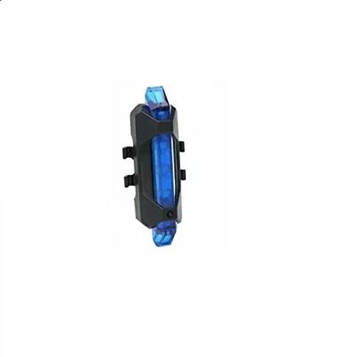 Bike Light Rear Tail Light LED USB Rechargeable Mountain Bike Cycling (Blue)