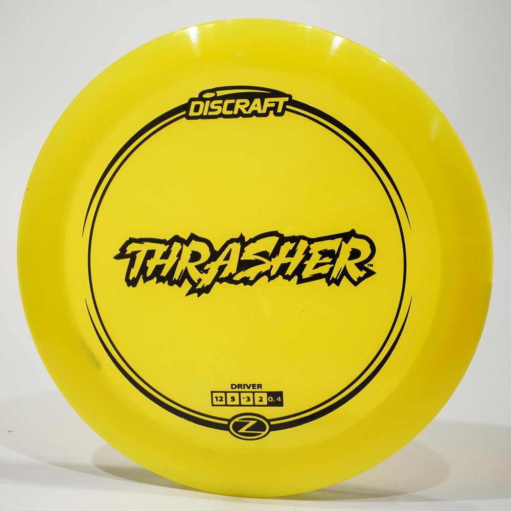 Discraft Z Thrasher Disc Golf Distance Driver, Pick Color/Weight [Stamp & Exact Color May Vary] Yellow 173-174 Grams