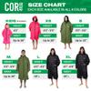COR Surf Swim Parka for Youth and Adults | Heavy-Duty Towel-Lined Weatherproof Swimming Jacket for Men, Women, and Kids (Black - Small) view 4