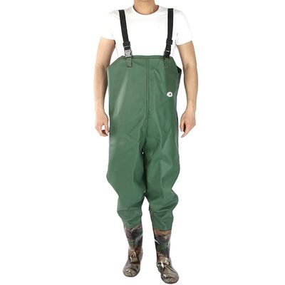 Bootfoot Chest Wader, Waterproof Fishing & Hunting Wading Clothing for Men Women, High Temperature Hot Pressing Process (Color : Green, Size : US6-6.5/EU38/UK5-5.5)